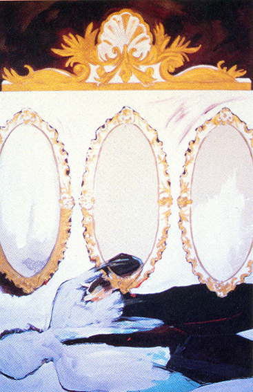Seta Manoukian, A conspiquous absence (1990), 93x60 cm