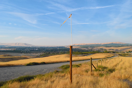 From McBee Hill looking towards Richland, WA (USA), home of the Guest House Cultural Capital Residency 